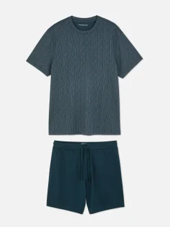 Homme Primark Pyjamas|Pyjama Short Texturé