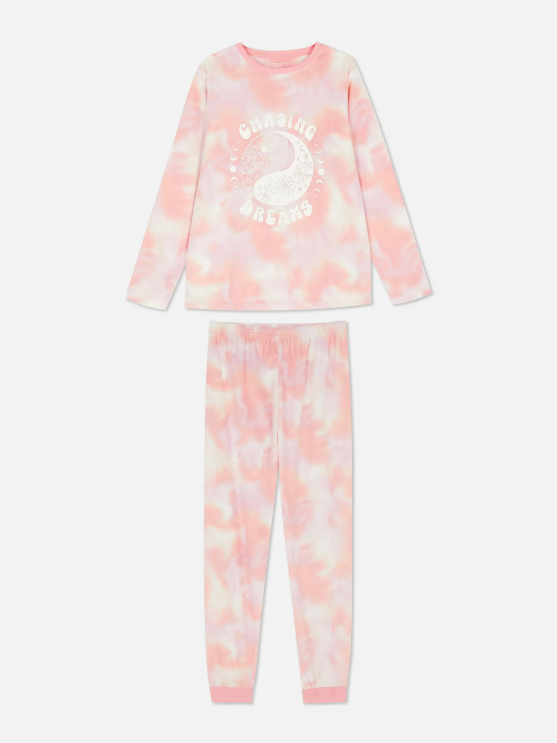 Enfant Primark Pyjamas Et Vêtements De Nuit|Pyjama Tie Dye En Tissu Minky Chasing Dreams