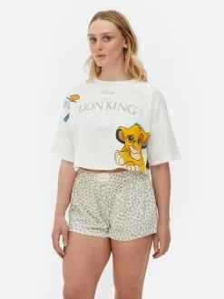 Femme Primark Ensembles Pyjamas|Pyjama T-shirt Court Disney Le Roi Lion