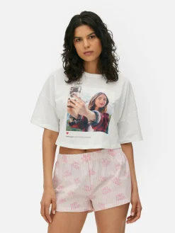 Femme Primark Ensembles Pyjamas|Pyjama T-shirt Court Et Shorty Emily In Paris