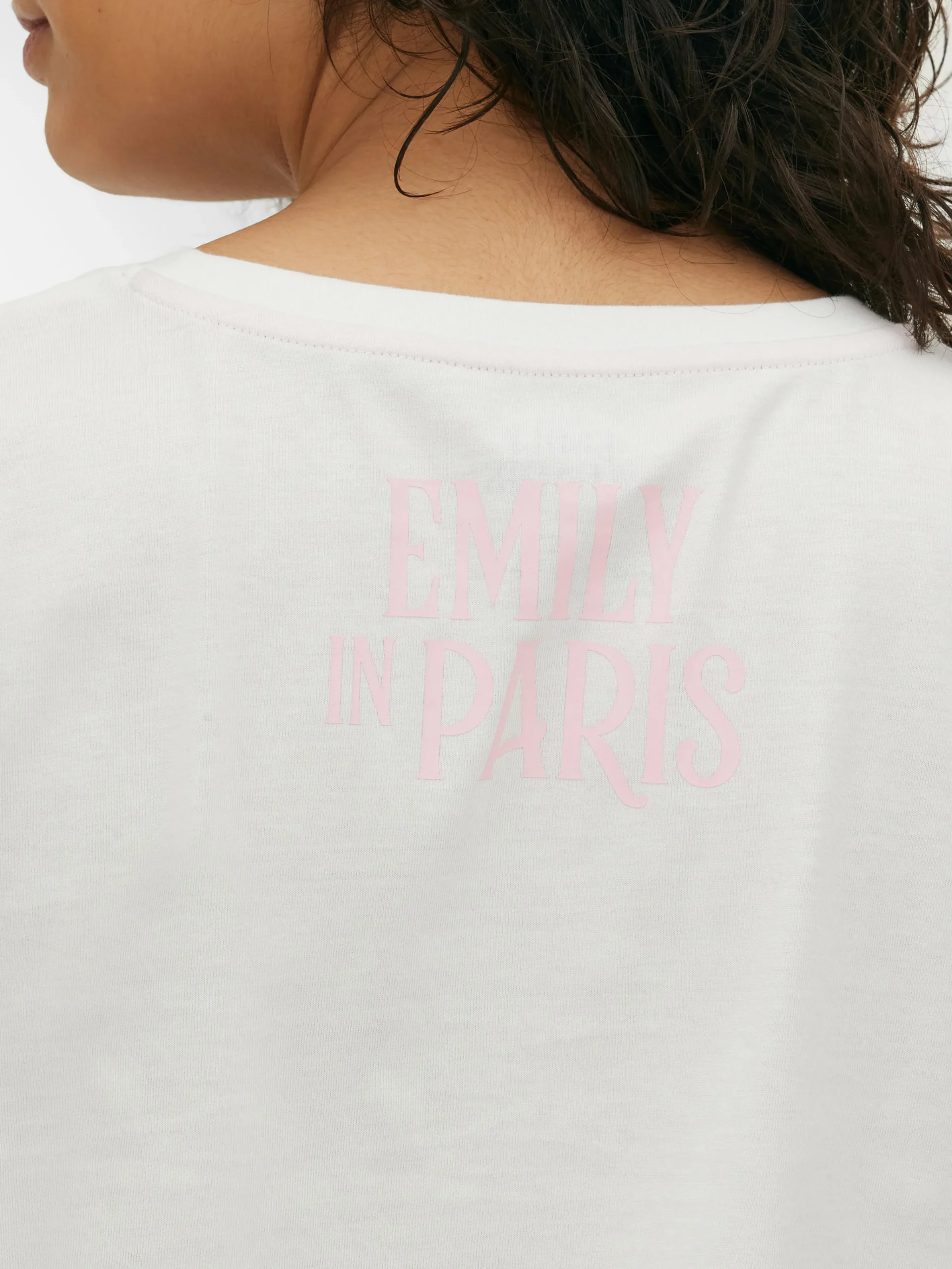 Femme Primark Ensembles Pyjamas|Pyjama T-shirt Court Et Shorty Emily In Paris