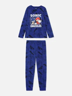 Enfant Primark Pyjamas Et Vêtements De Nuit|Pyjama T-shirt Et Bas Sonic Le Hérisson