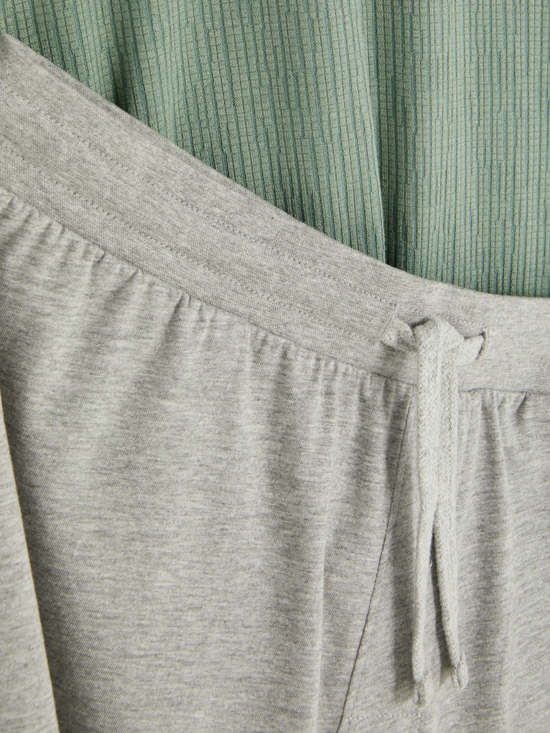 Homme Primark Pyjamas|Pyjama T-shirt Texturé Et Short En Jersey