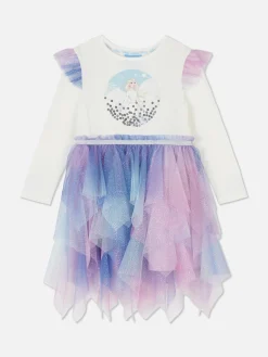 Enfant Primark Robes|Robe Avec Jupe En Tulle Disney La Reine Des Neiges
