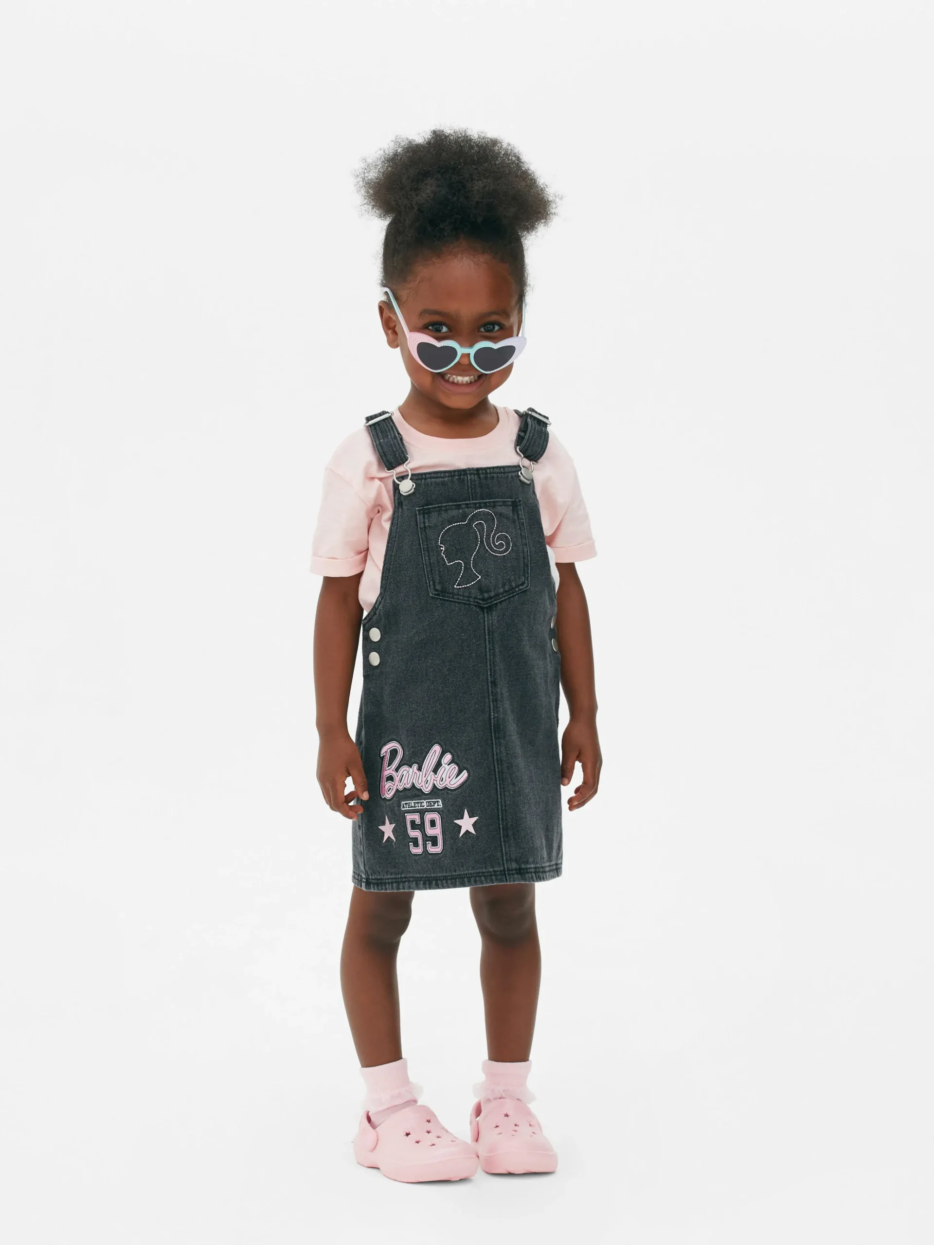 Enfant Primark Robes|Robe Chasuble En Jean Barbie