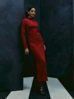 Femme Primark Vêtements Gothiques|Tout Halloween|Robe Longue En Jersey Beetlejuice X Colleen Atwood