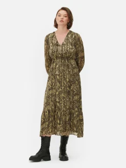 Femme Primark Robes|Robe Mi-longue Boho à Col En V