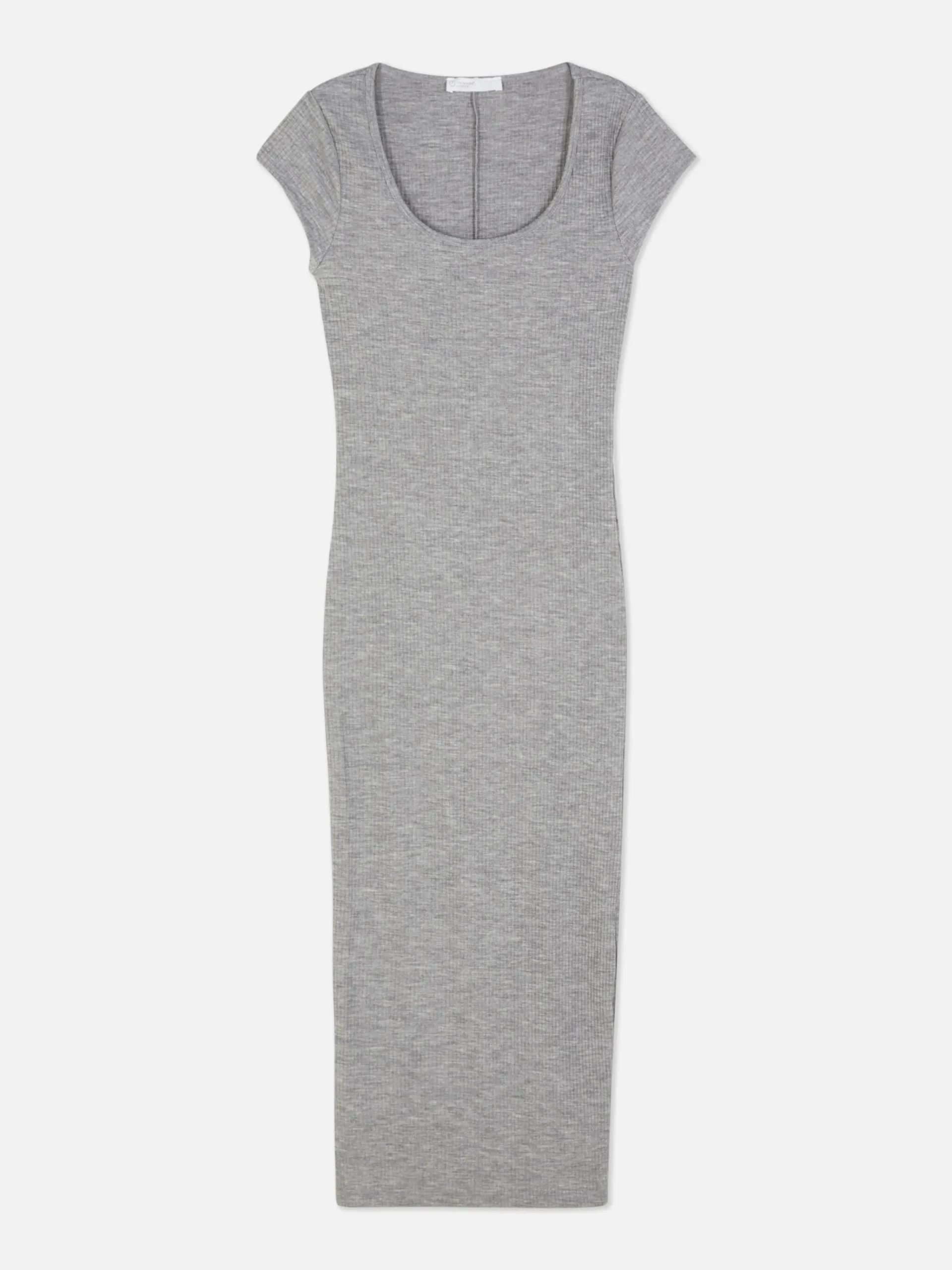 Femme Primark Robes|Robe Mi-longue Côtelée Et Décolletée