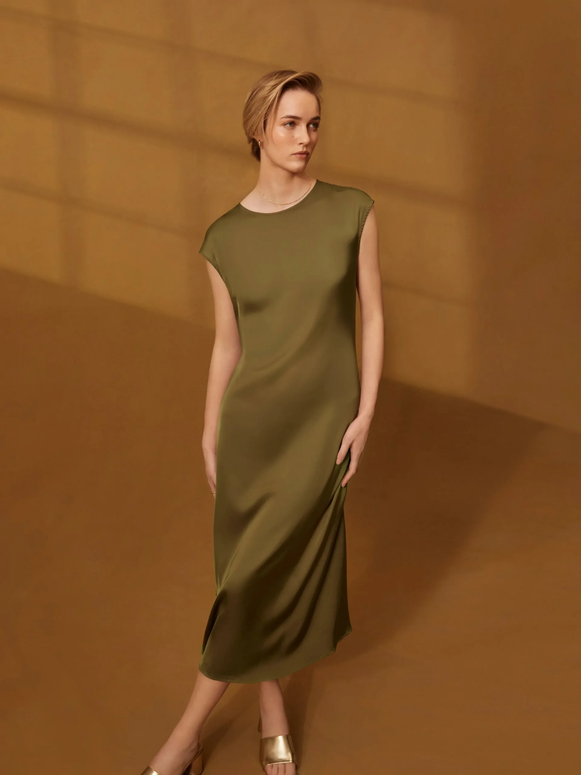 Femme Primark Robes|Robe Mi-longue En Satin The Edit