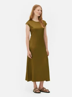 Femme Primark Robes|Robe Mi-longue En Satin The Edit