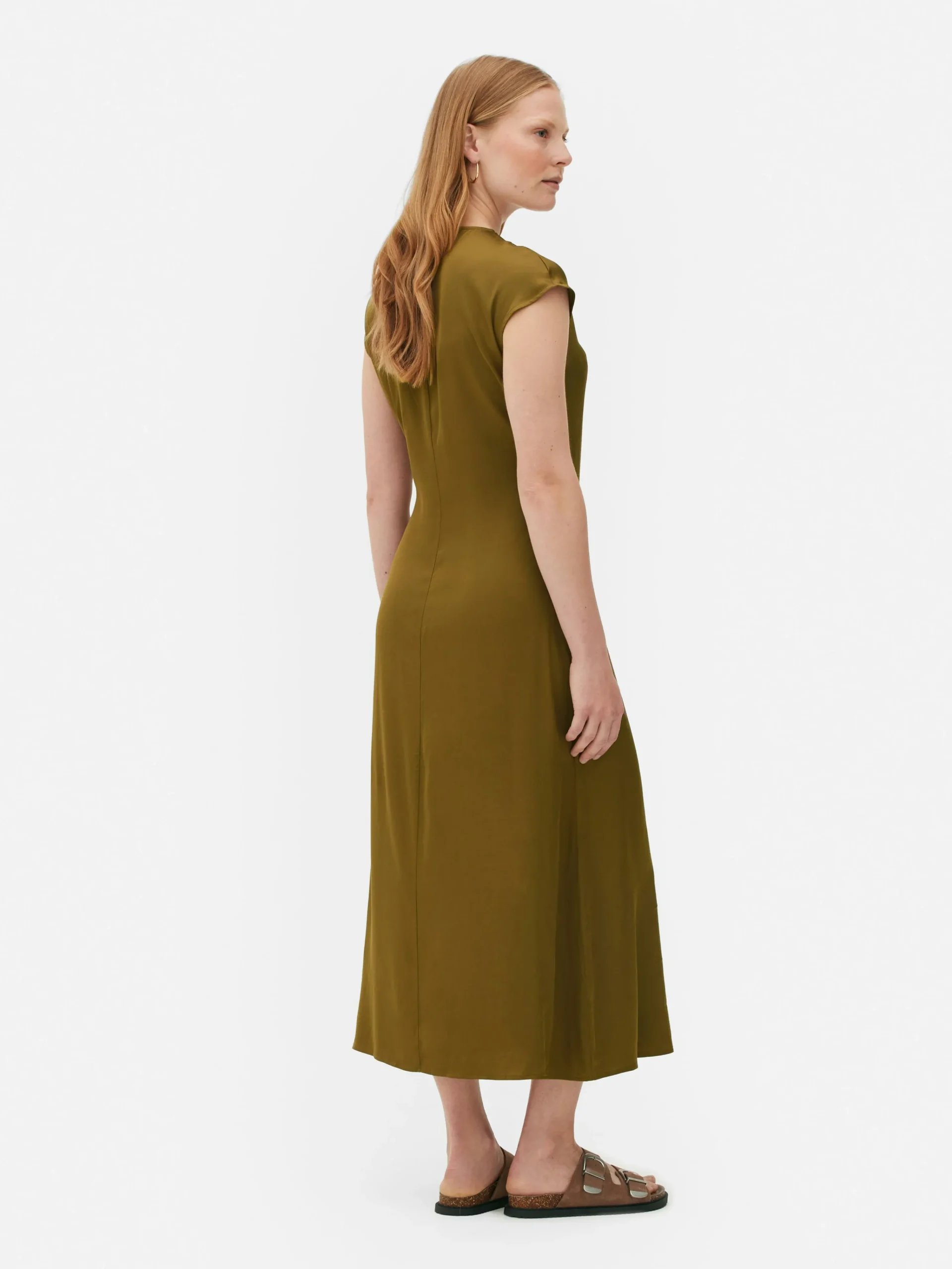 Femme Primark Robes|Robe Mi-longue En Satin The Edit