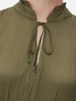 Femme Primark Robes|Robe Mi-longue Plissée En Satin