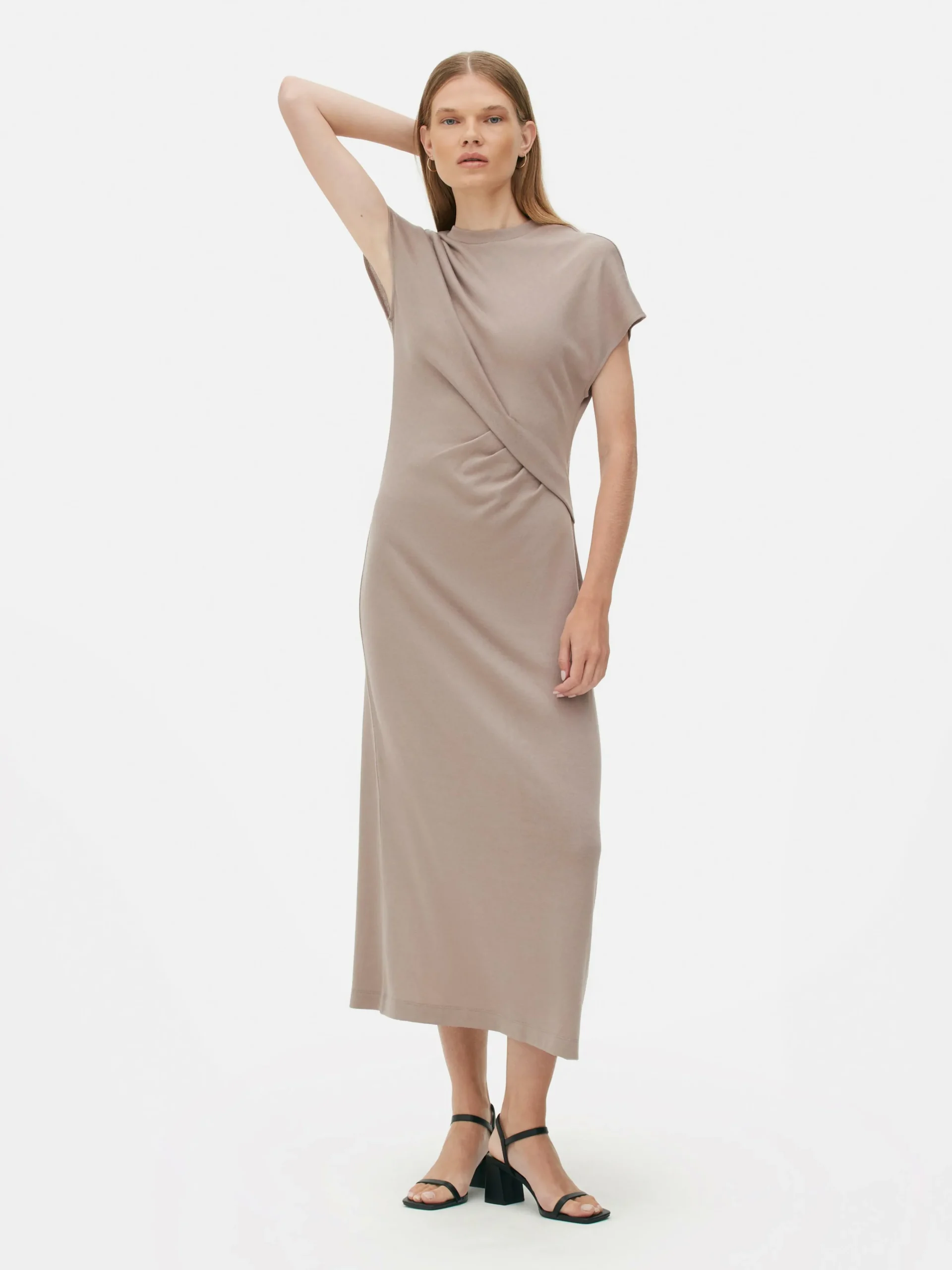 Femme Primark Robes|Robe Mi-longue Torsadée En Jersey The Edit