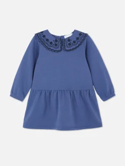Enfant Primark Robes|Robe Sweat-shirt En Broderie Anglaise