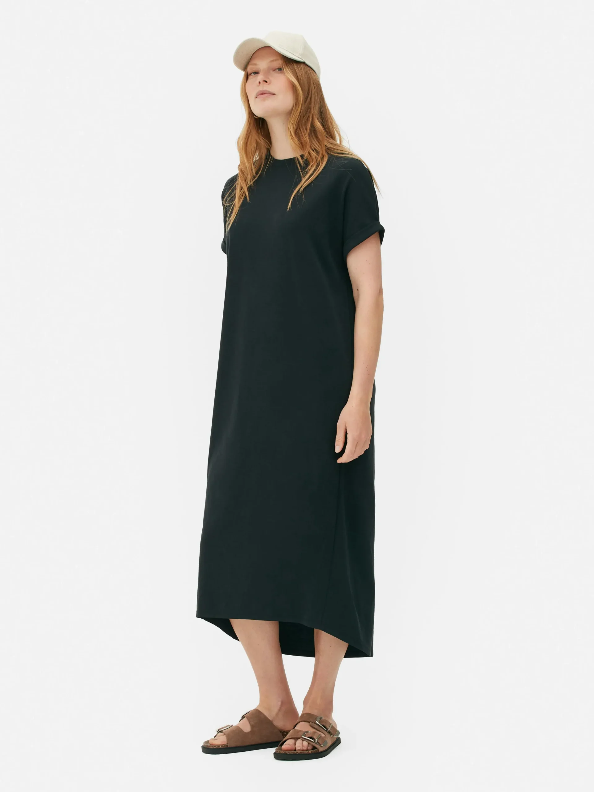 Femme Primark Robes|Robe T-shirt Mi-longue The Edit