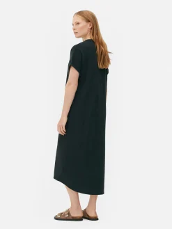 Femme Primark Robes|Robe T-shirt Mi-longue The Edit