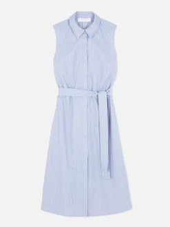 Femme Primark Robes|Robe-chemise Mi-longue Sans Manches