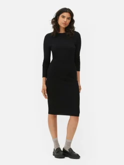 Femme Primark Robes|Robe-pull à Col Ras-du-cou Et Manches Longues