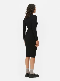 Femme Primark Robes|Robe-pull à Col Ras-du-cou Et Manches Longues