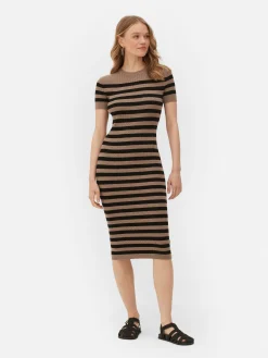 Femme Primark Robes|Robe-pull Mi-longue à Manches Courtes