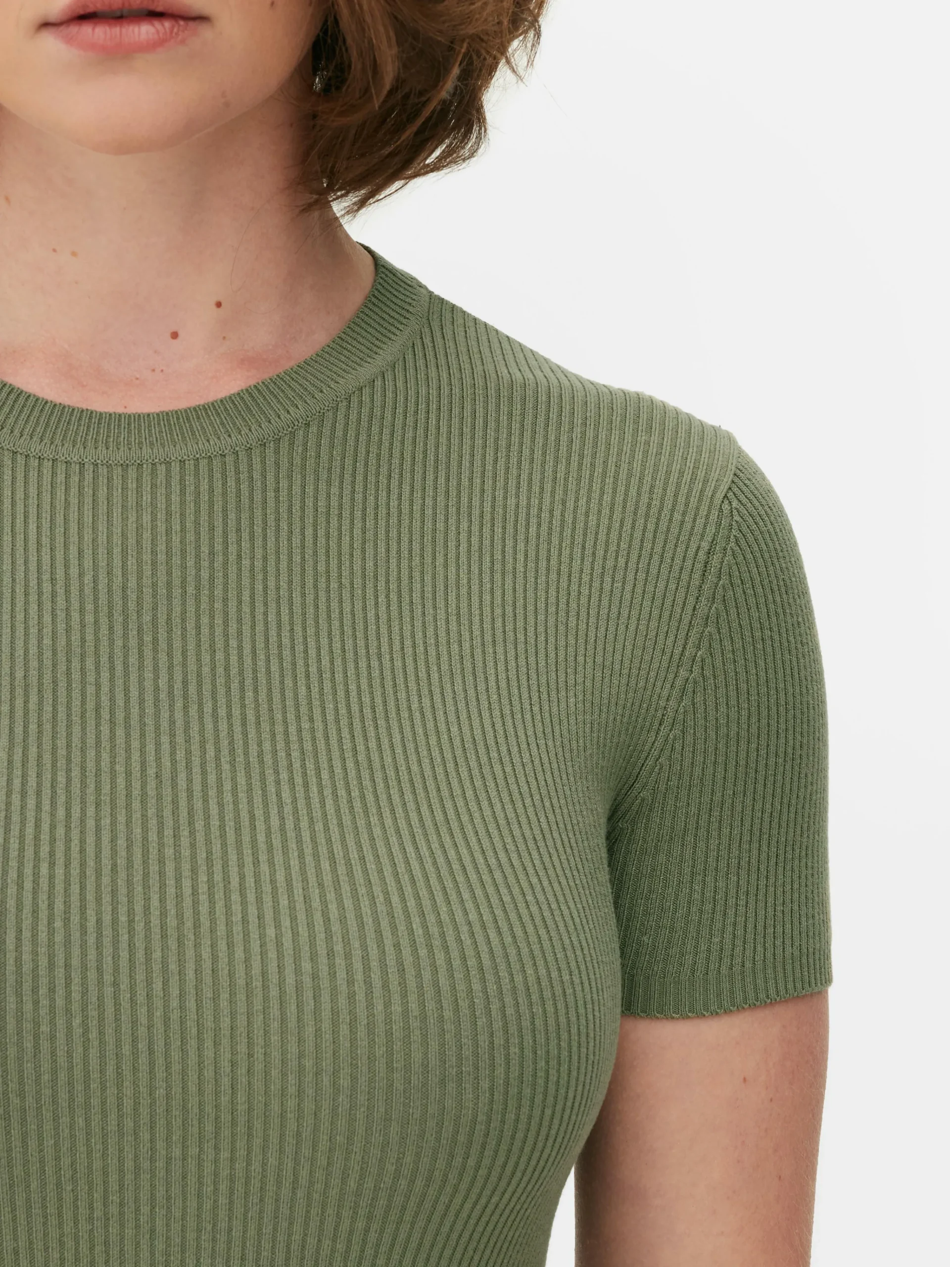 Femme Primark Robes|Robe-pull Mi-longue à Manches Courtes