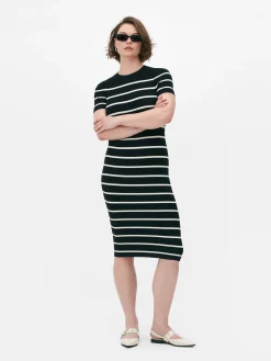 Femme Primark Robes|Robe-pull Mi-longue à Manches Courtes