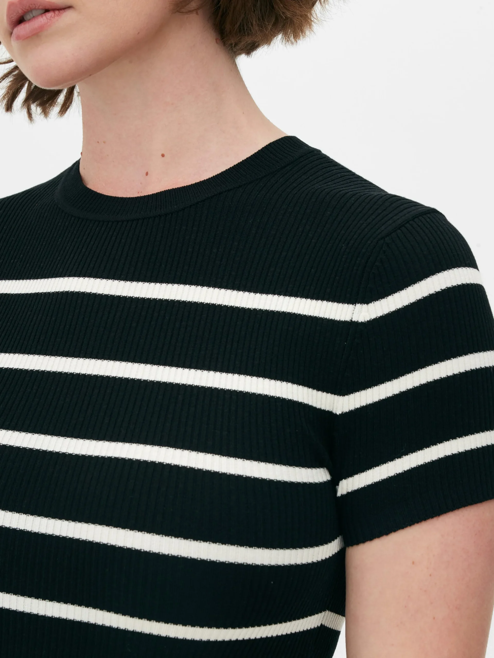 Femme Primark Robes|Robe-pull Mi-longue à Manches Courtes