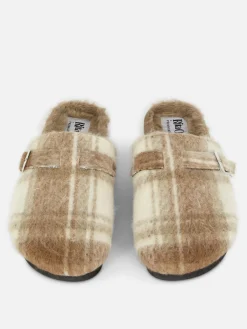 Femme Primark Chaussons|Sabots Mules Doublés De Fausse Fourrure Rita Ora