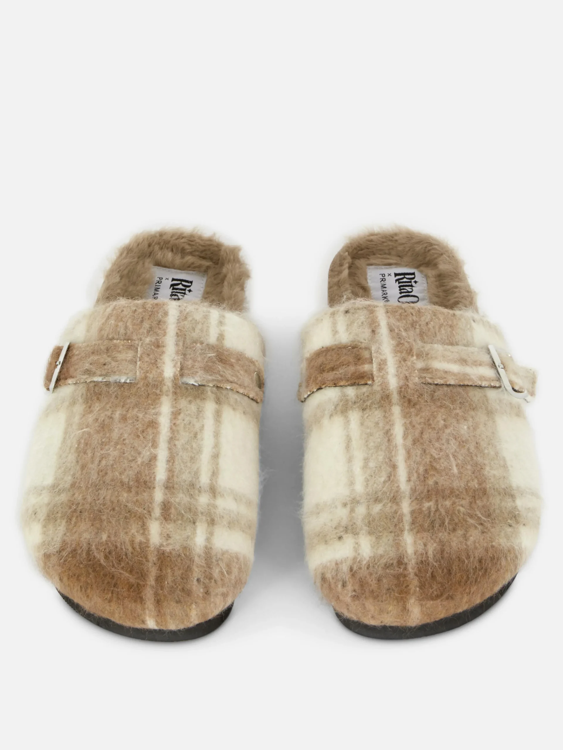 Femme Primark Chaussons|Sabots Mules Doublés De Fausse Fourrure Rita Ora