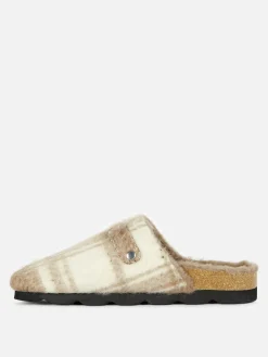 Femme Primark Chaussons|Sabots Mules Doublés De Fausse Fourrure Rita Ora