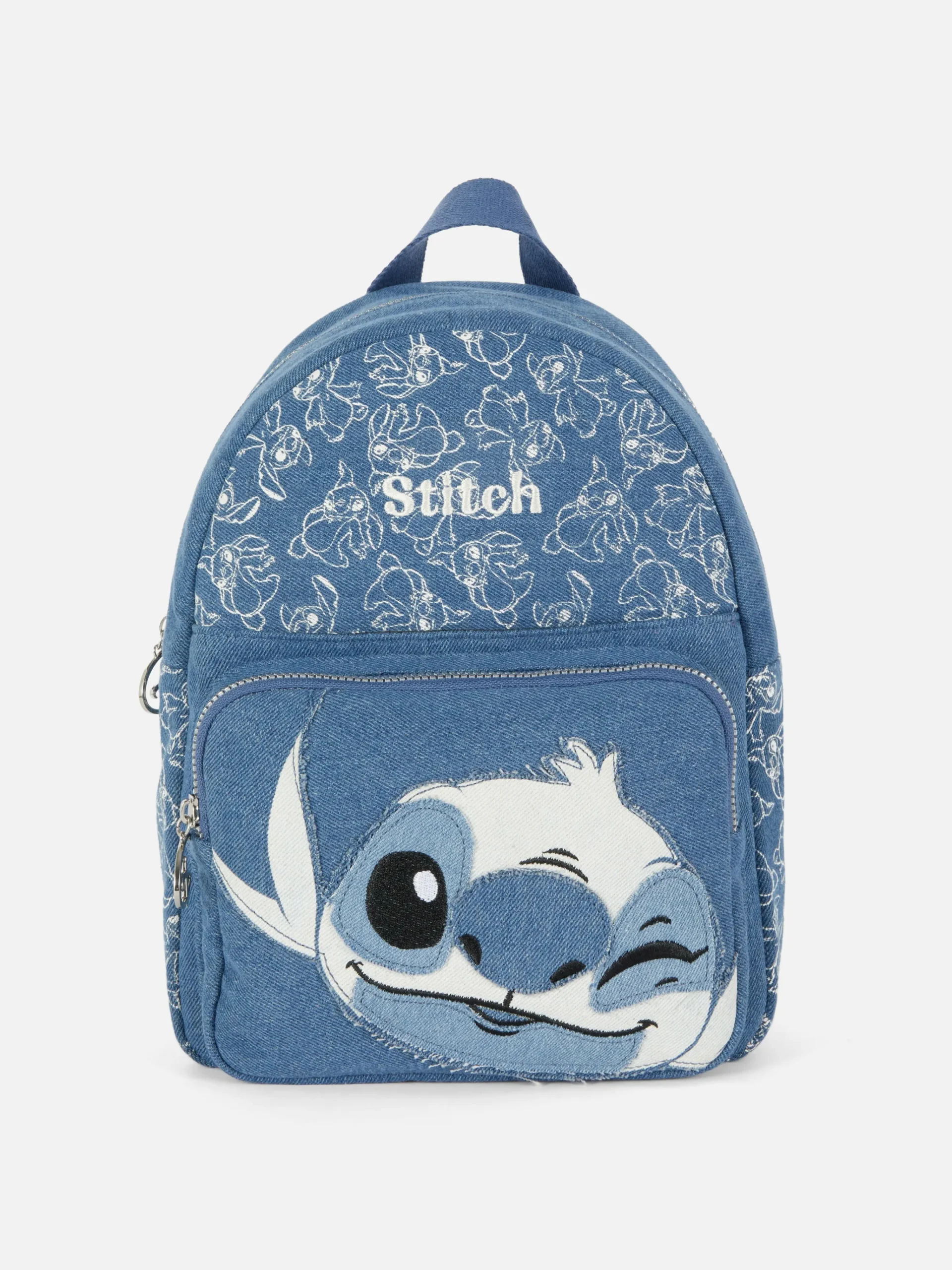 Femme Primark Sacs Et Porte-Monnaie|Denim|Sac à Dos En Denim Disney Stitch