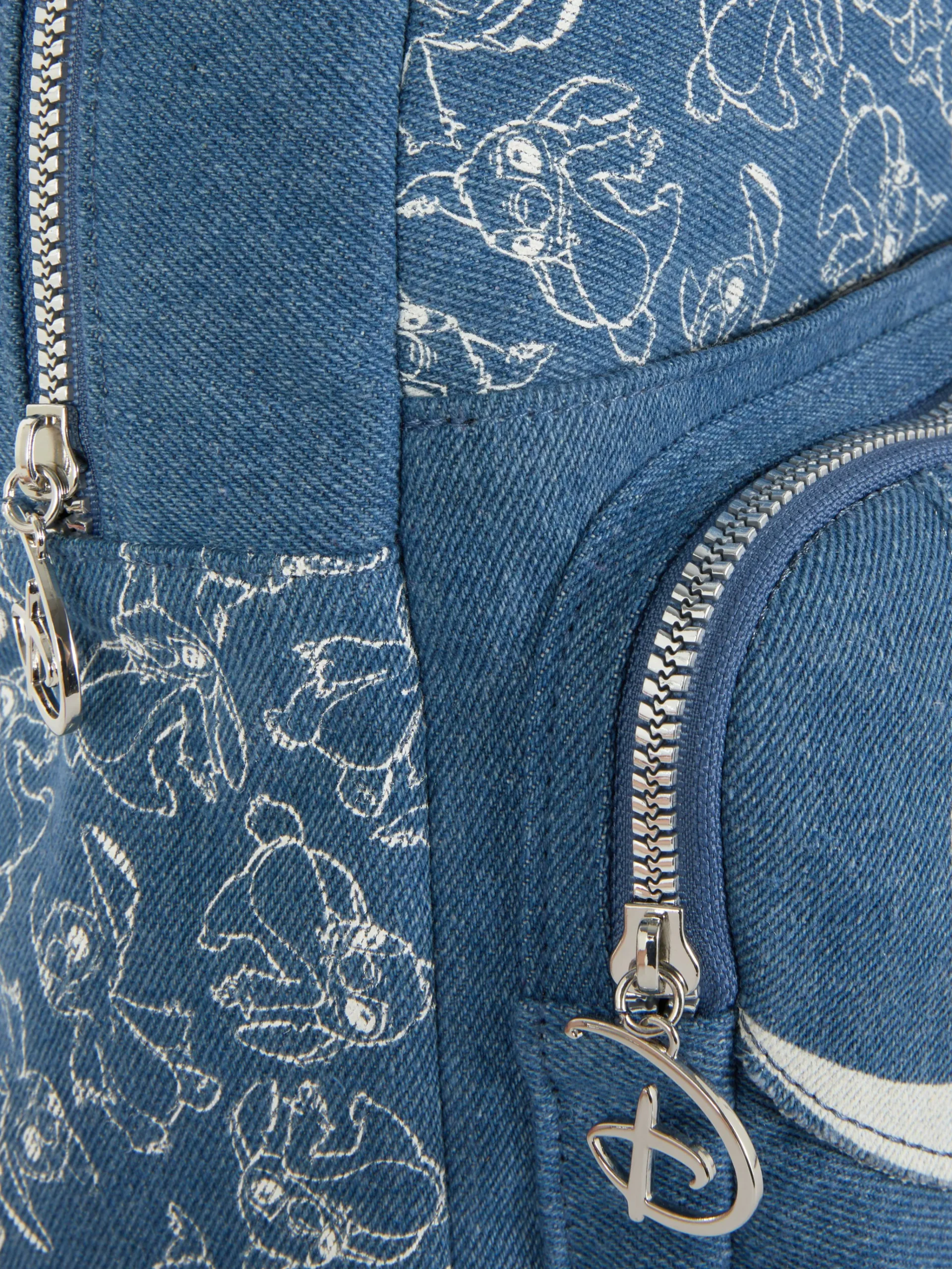 Femme Primark Sacs Et Porte-Monnaie|Denim|Sac à Dos En Denim Disney Stitch