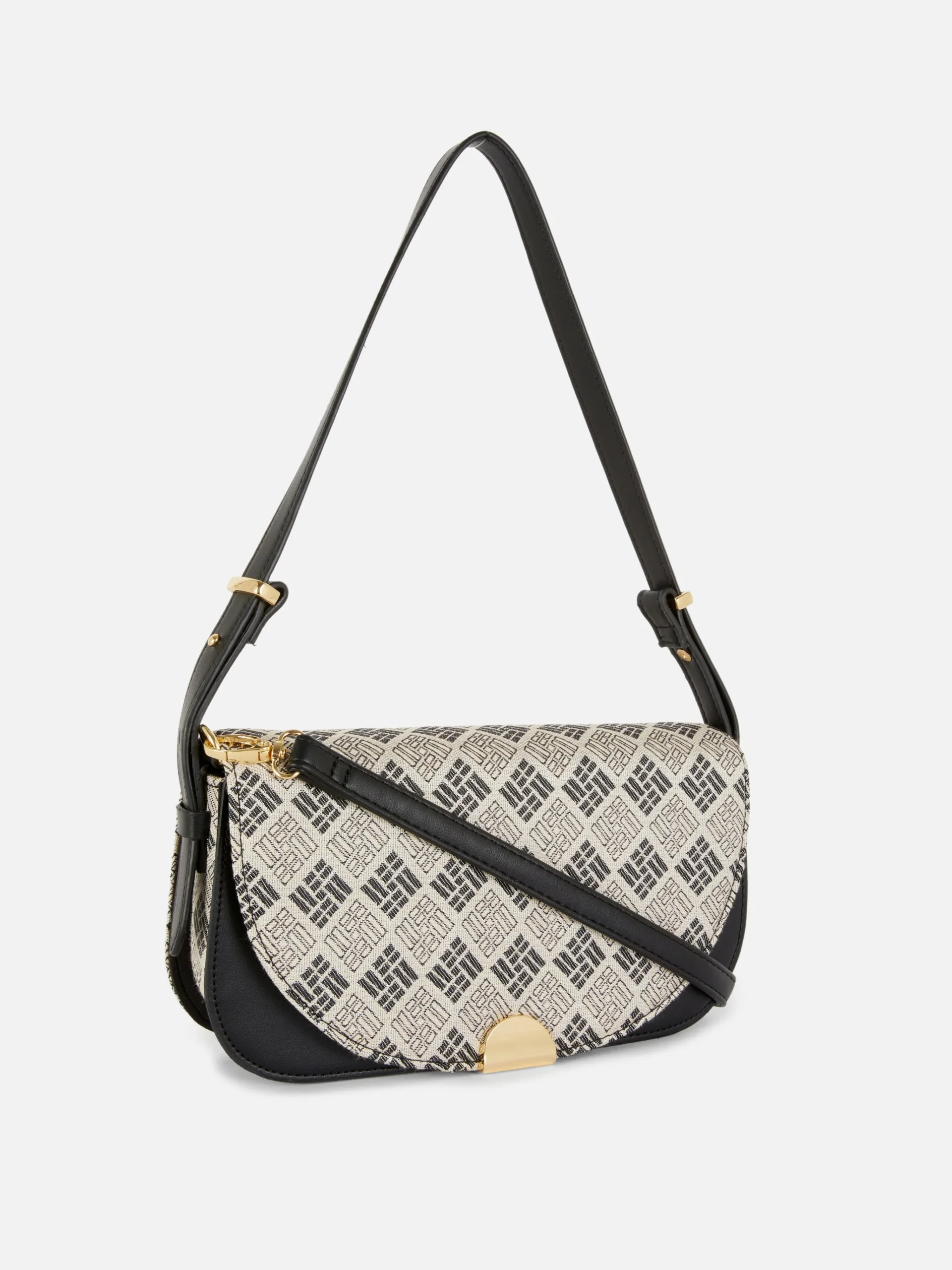 Femme Primark Sacs Et Porte-Monnaie|Sac Bandoulière à Rabat Monogramme