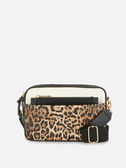 Femme Primark Sacs Et Porte-Monnaie|Sac Bandoulière (petit) à Double Zip En Faux Crocodile