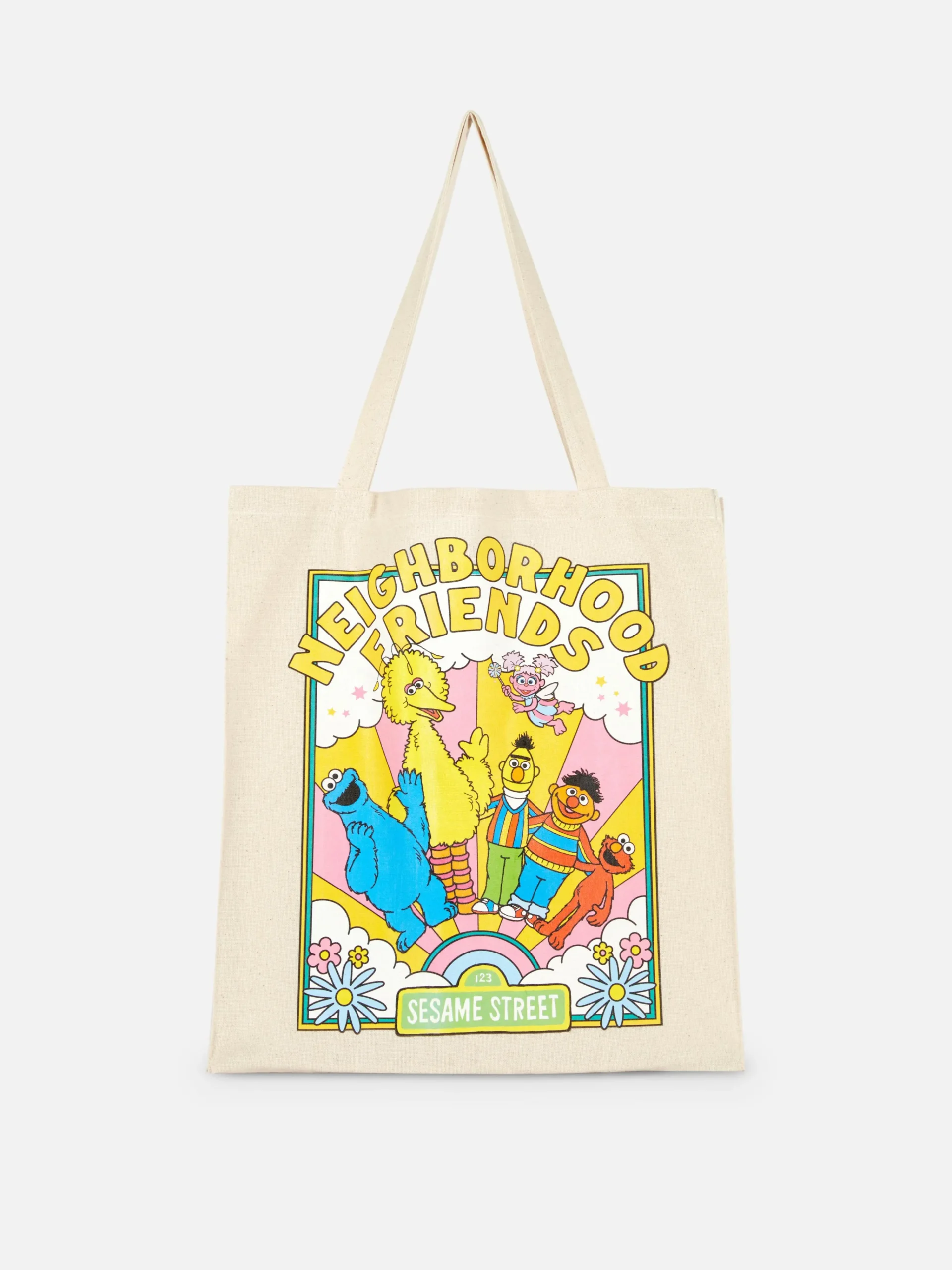 Femme Primark Sacs Et Porte-Monnaie|Sac Fourre-tout En Toile Sesame Street