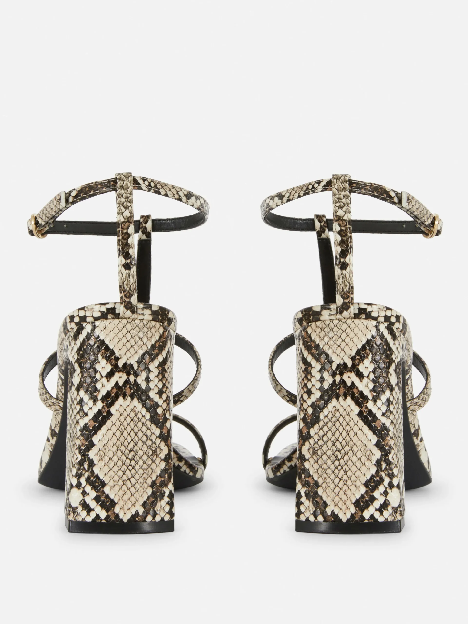 Femme Primark Chaussures À Talons|Sandales à Talon Carré Et Bride En T Rita Ora