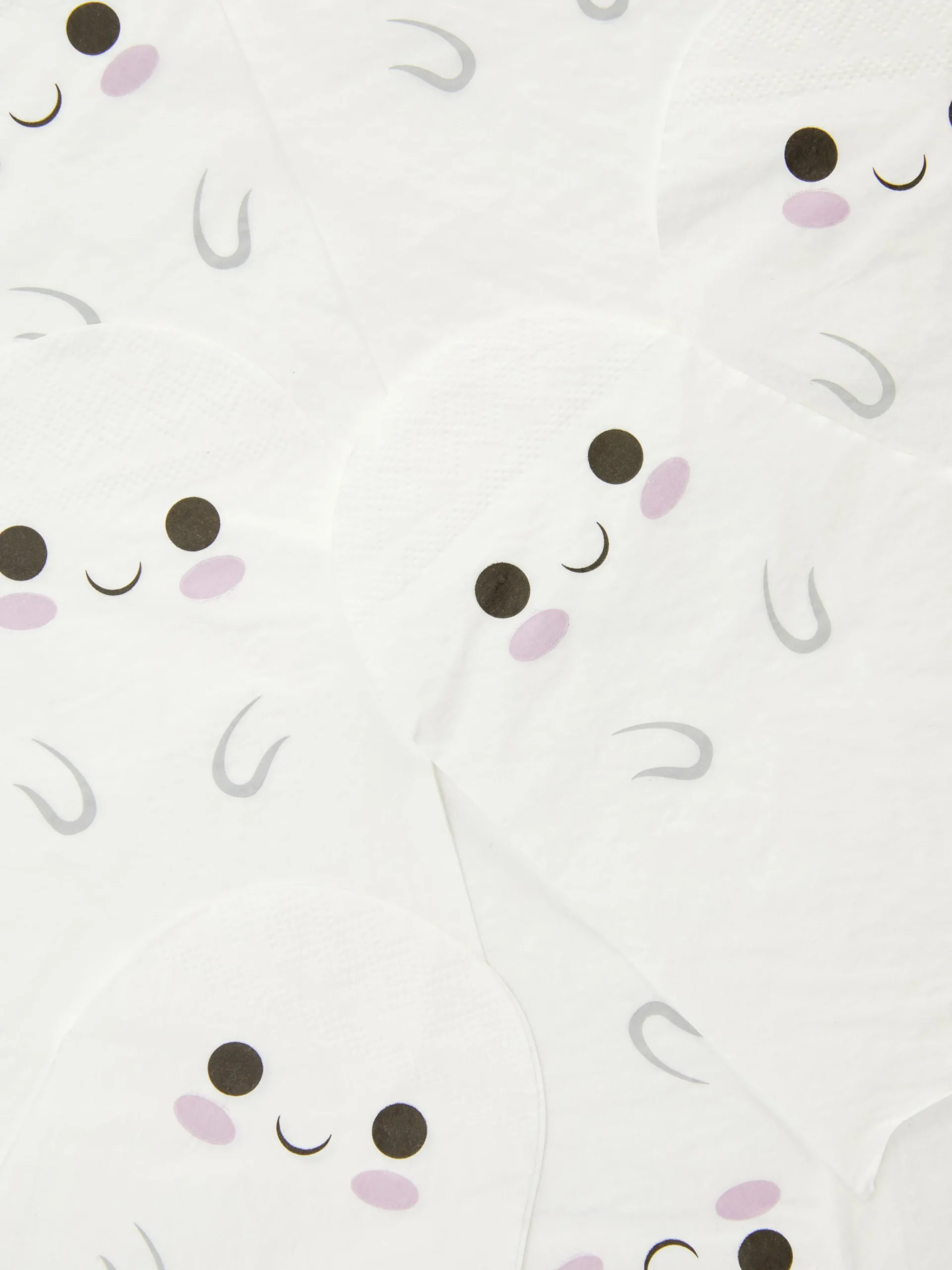 Primark Déco Et Friandises D'Halloween|Tout Halloween|Serviettes En Papier En Forme De Fantôme