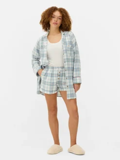 Femme Primark Bas De Pyjama|Short De Pyjama En Flanelle à Carreaux
