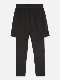 Enfant Primark Shorts|Short De Sport Avec Legging 2 En 1