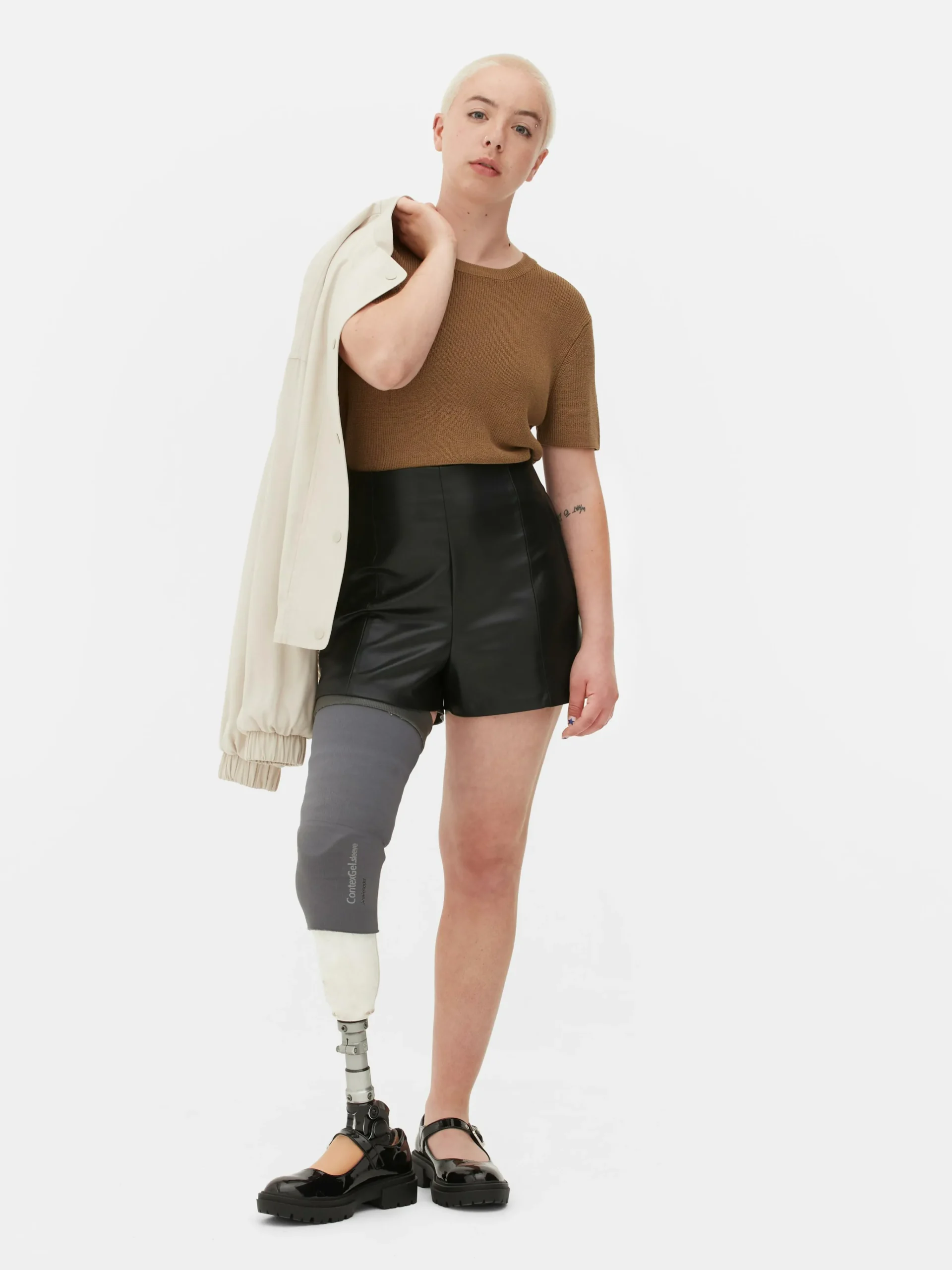 Femme Primark Shorts|Short En Simili Cuir