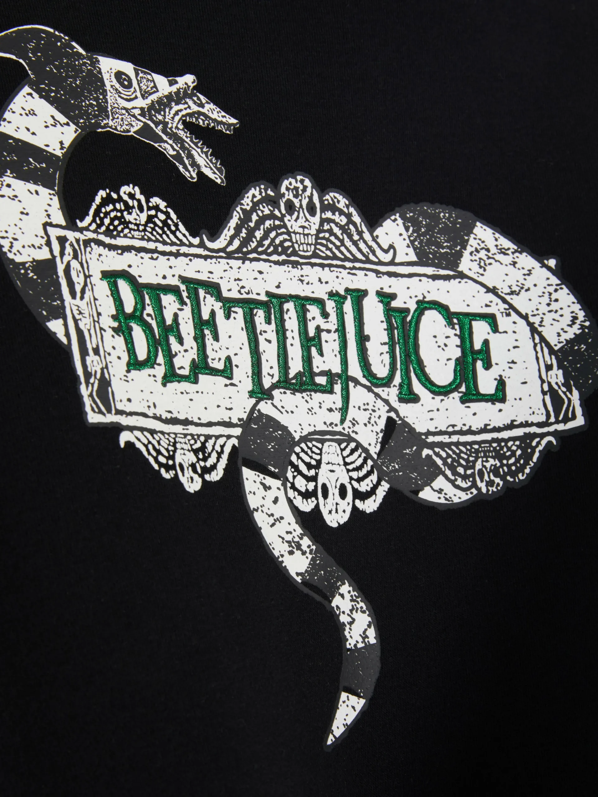 Enfant Primark Beetlejuice|Tout Halloween|Sweat à Capuche à Motifs Multiples Beetlejuice