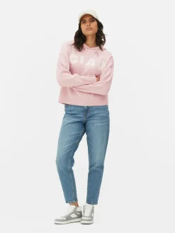 Femme Primark Sweats À Capuche Et Sweat-Shirts|Pulls Et Gilets|Sweat à Capuche Tricoté à Message