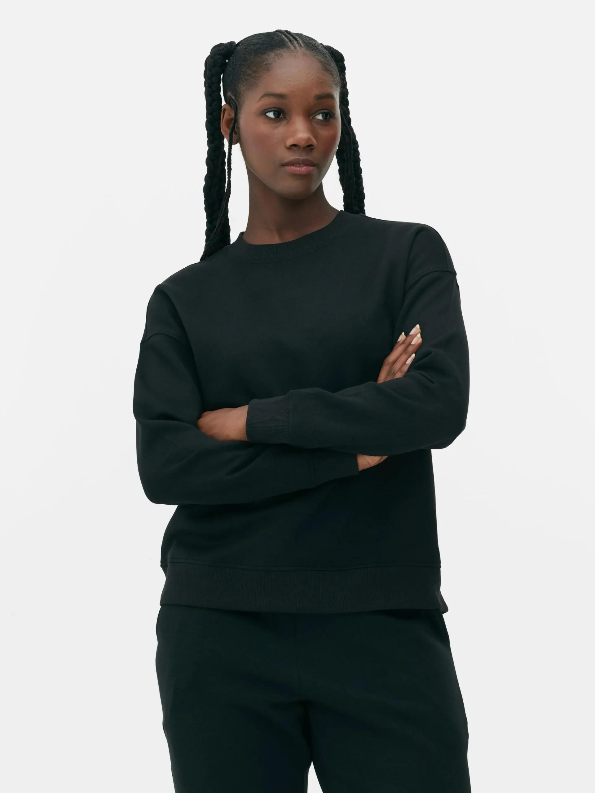 Femme Primark Sweats À Capuche Et Sweat-Shirts|Sweat-shirt à Col Ras-du-cou Classique