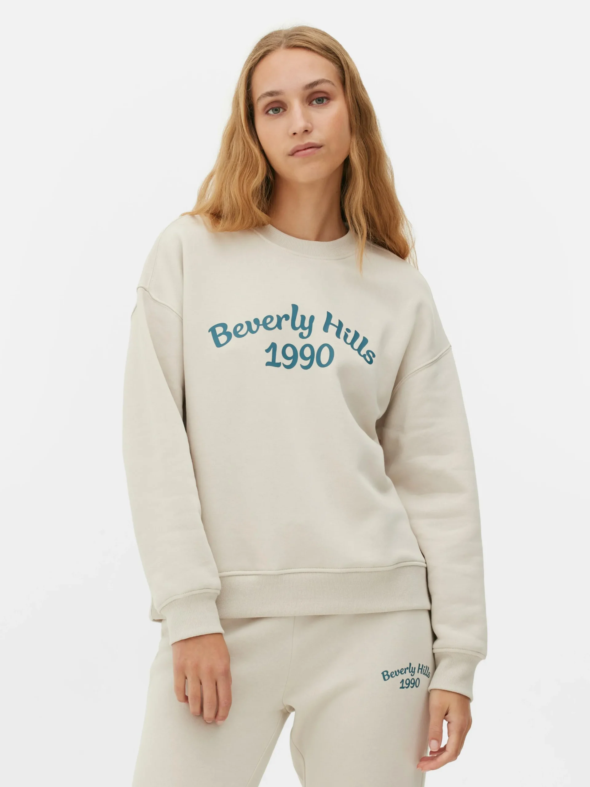 Femme Primark Sweats À Capuche Et Sweat-Shirts|Sweat-shirt à Col Ras-du-cou Avec Message