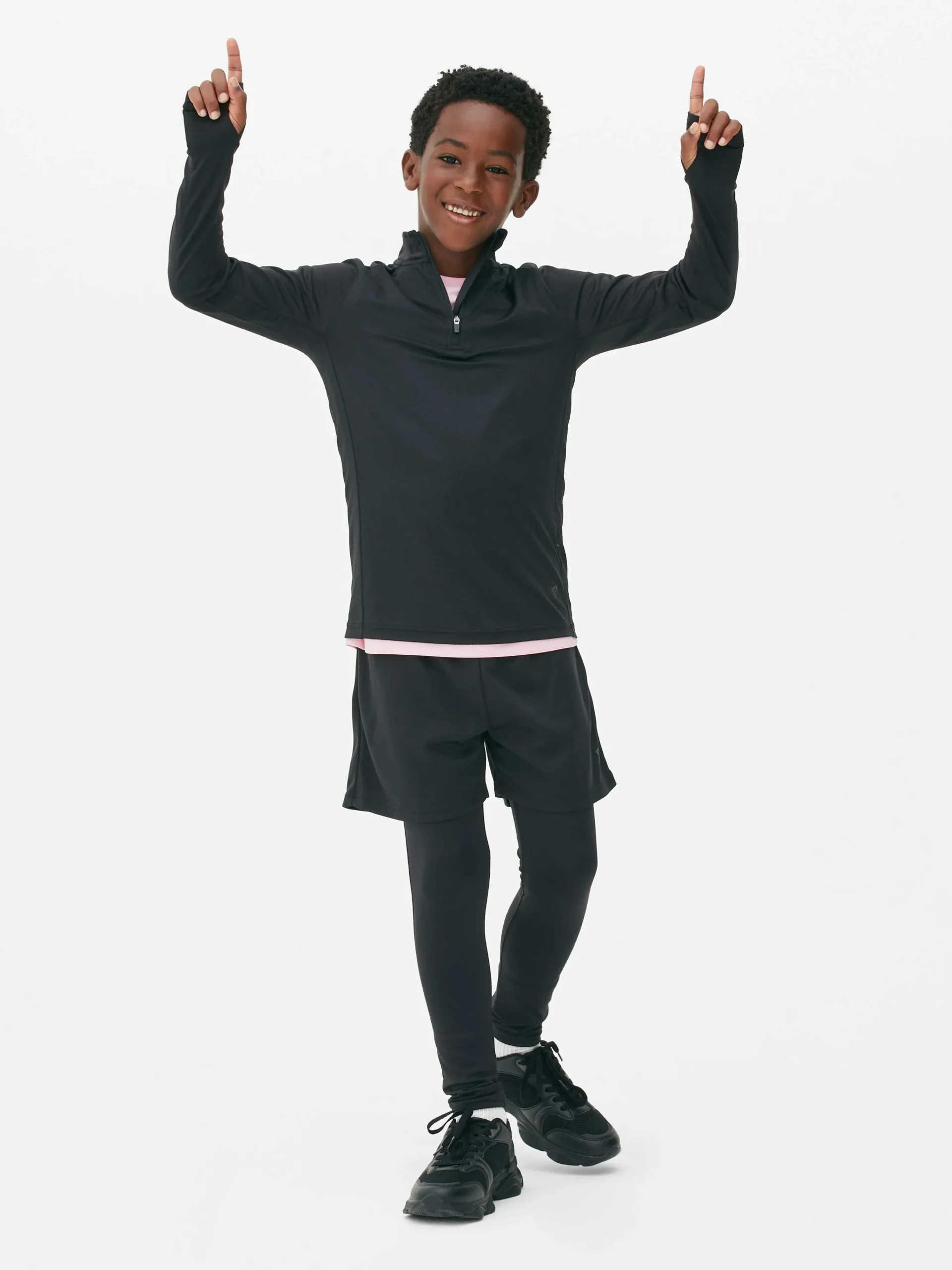 Enfant Primark Hauts Et T-Shirts|Vêtements De Sport|Sweat-shirt à Col Zippé Performance