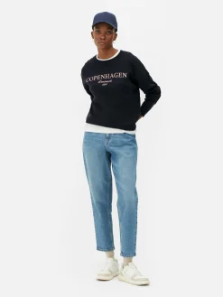 Femme Primark Sweats À Capuche Et Sweat-Shirts|Sweat-shirt à Message Sur Le Devant