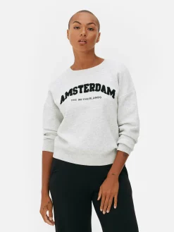 Femme Primark Sweats À Capuche Et Sweat-Shirts|Sweat-shirt à Message Sur Le Devant