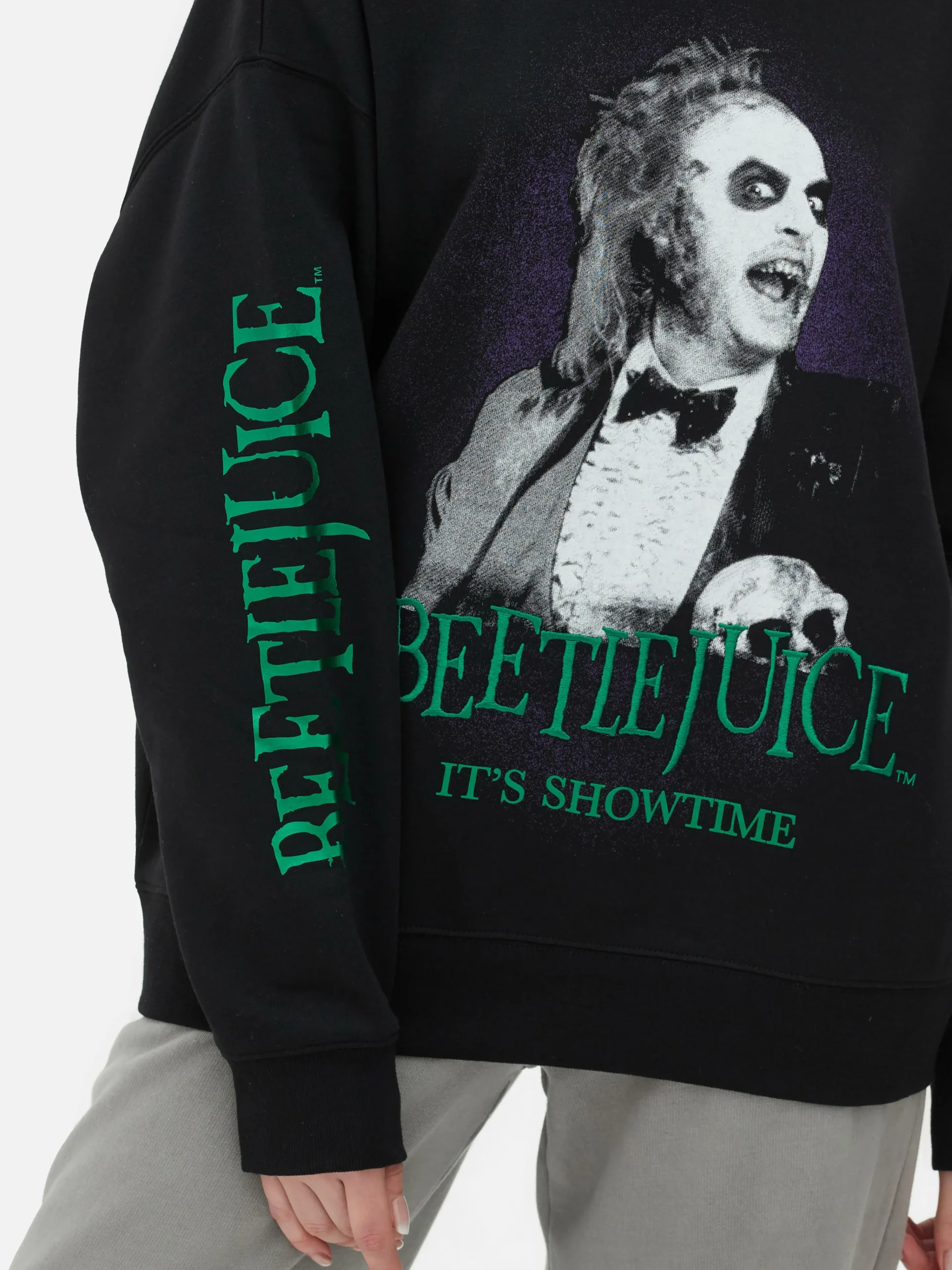 Femme Primark Beetlejuice|Tout Halloween|Sweat-shirt à Motif Personnage Beetlejuice