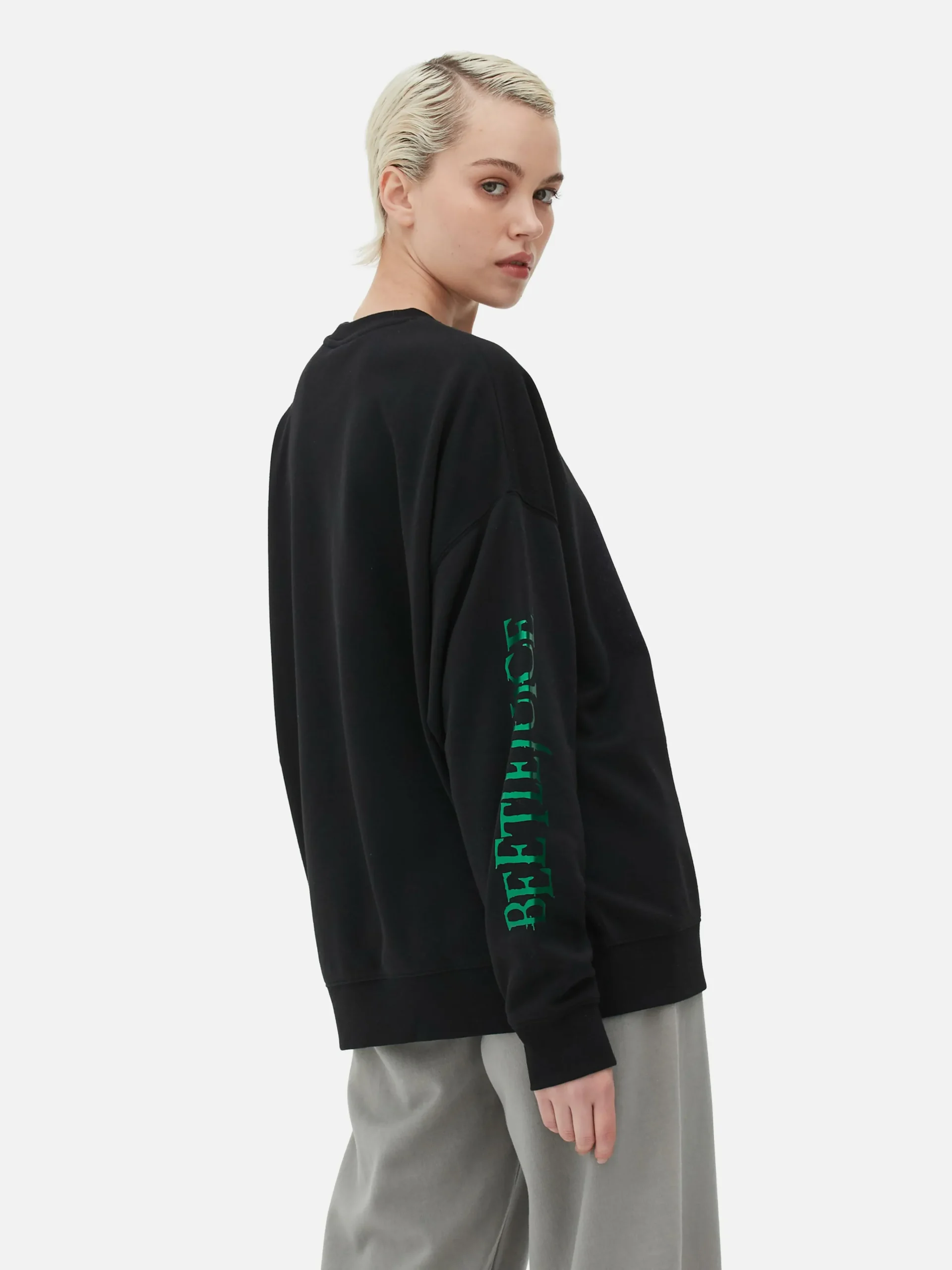 Femme Primark Beetlejuice|Tout Halloween|Sweat-shirt à Motif Personnage Beetlejuice