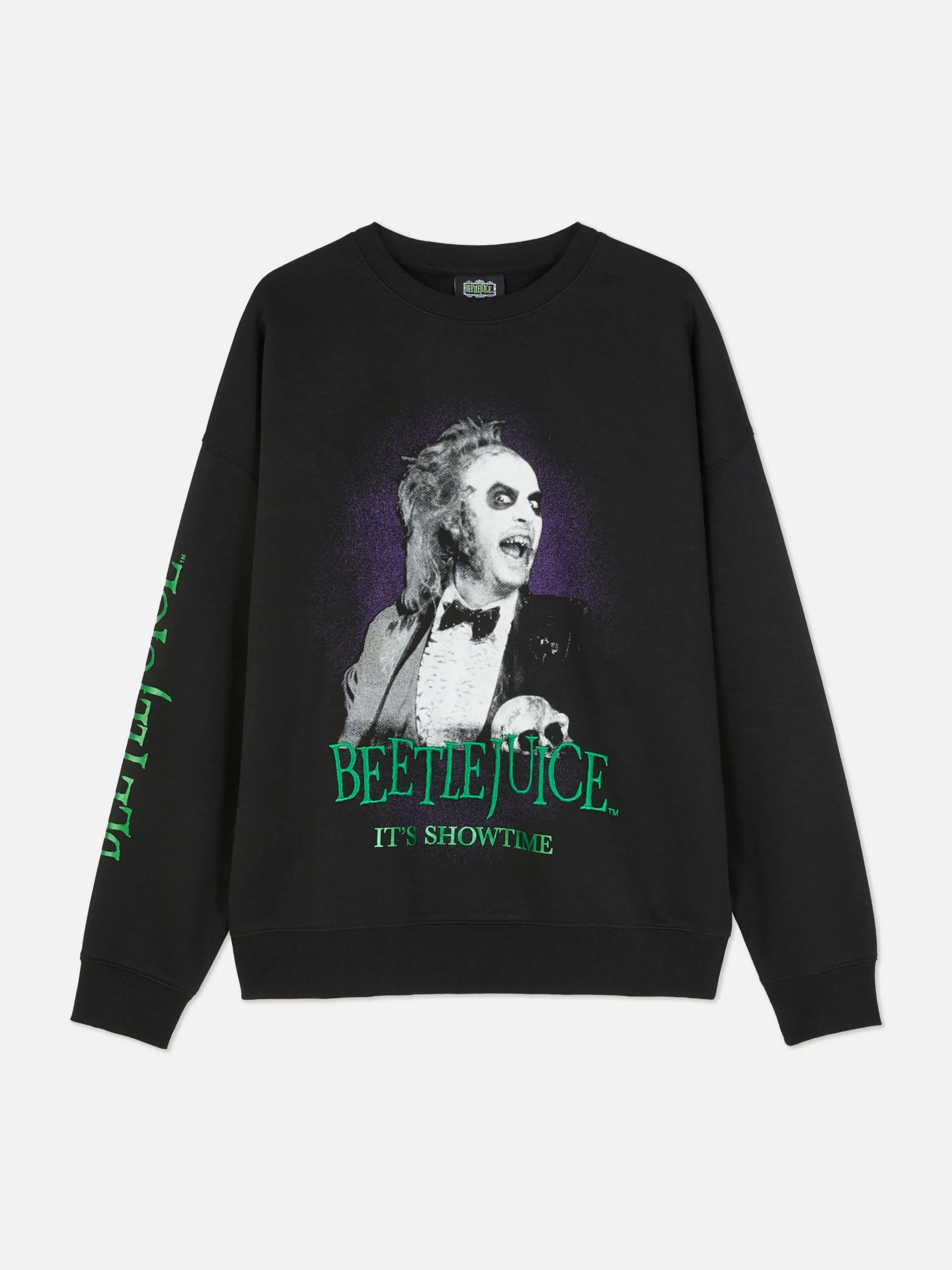 Femme Primark Beetlejuice|Tout Halloween|Sweat-shirt à Motif Personnage Beetlejuice